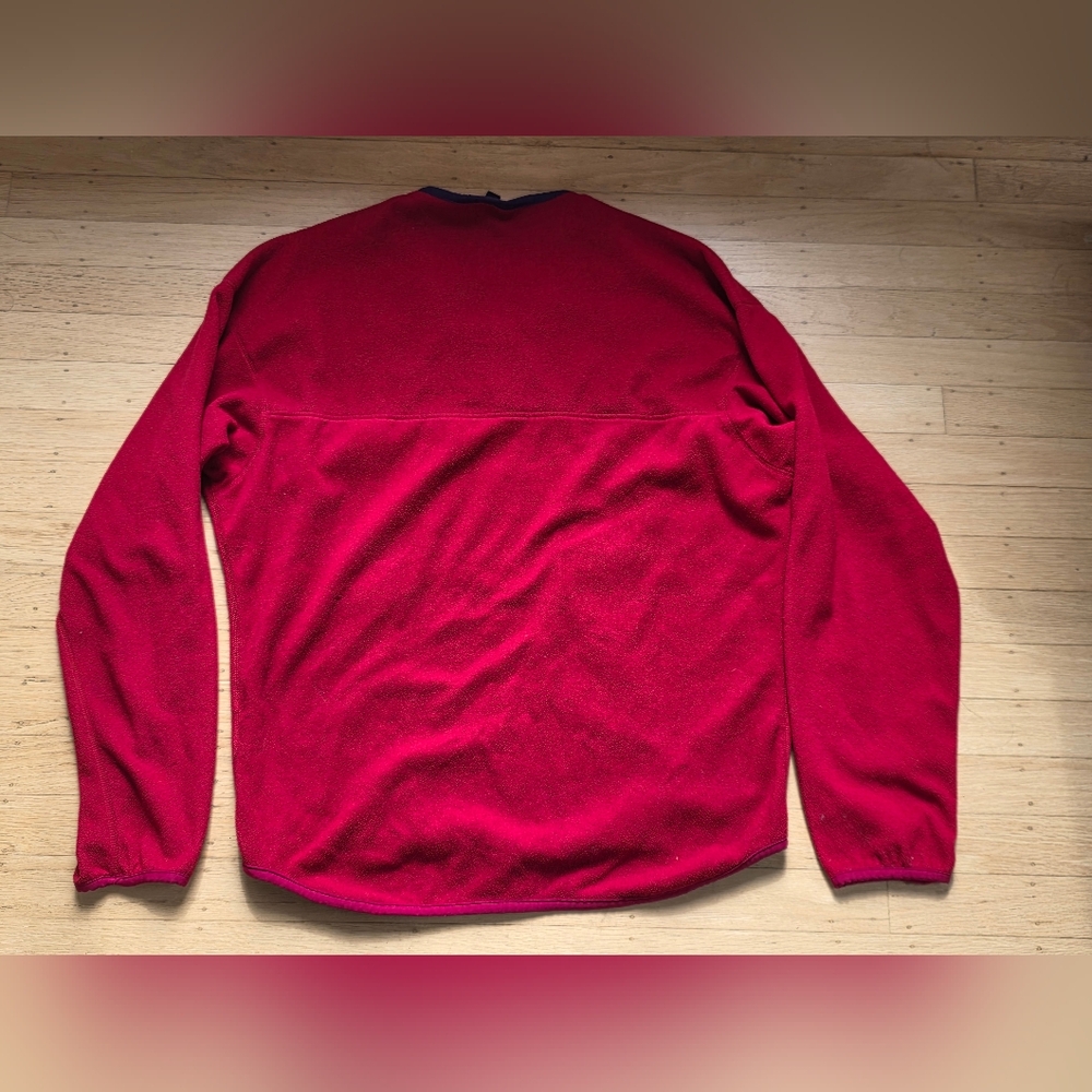 Vintage Patagonia Capilene 1990s Red/Purple Pullover Kayaking Fleece Size L - Picture 6 of 6